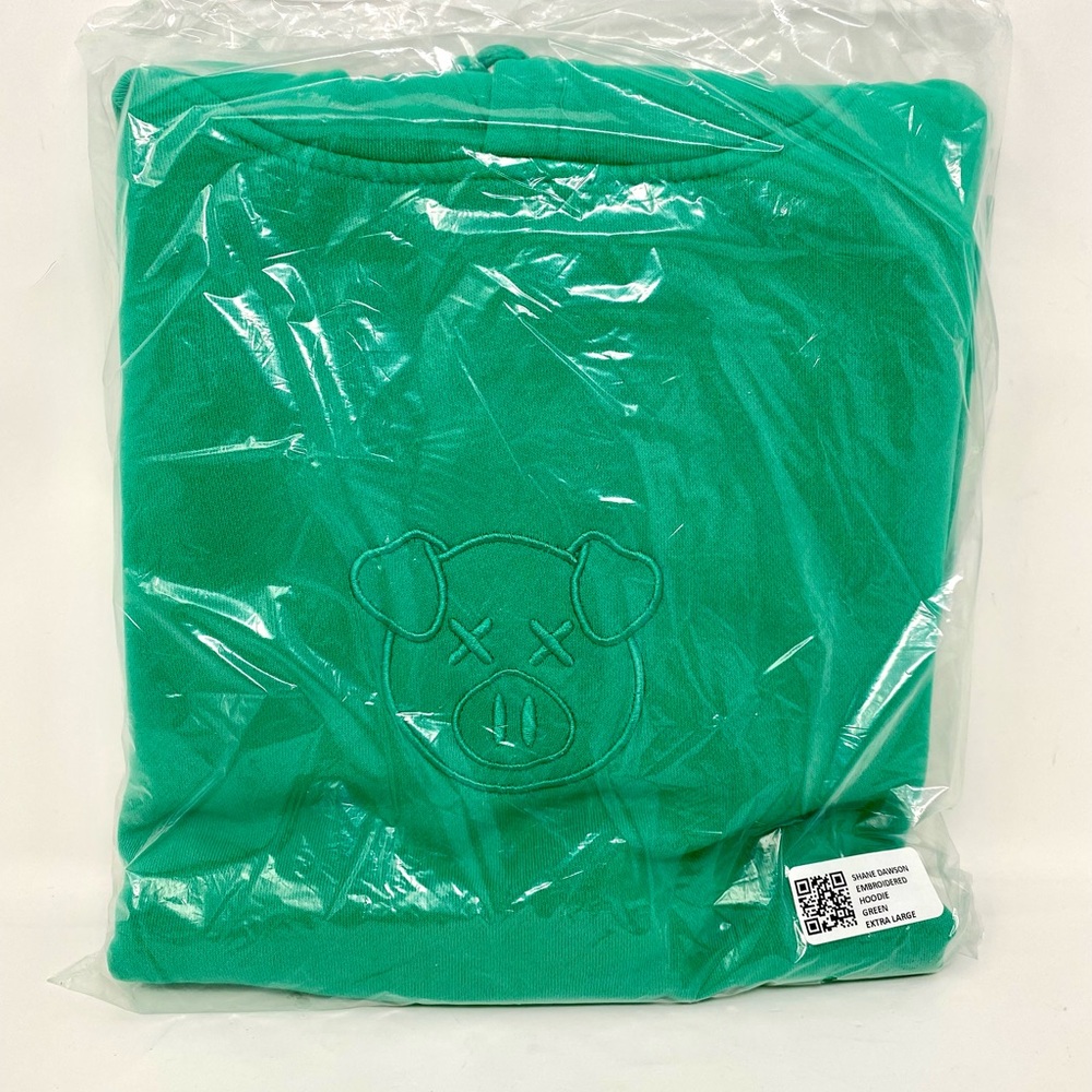 Shane Dawson Pig Hoodie NEW SEALED Emerald Green Jeffree Star Unisex XL - Picture 3 of 11